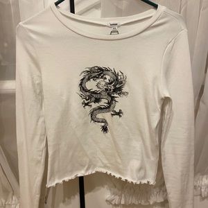 White dragon shirt